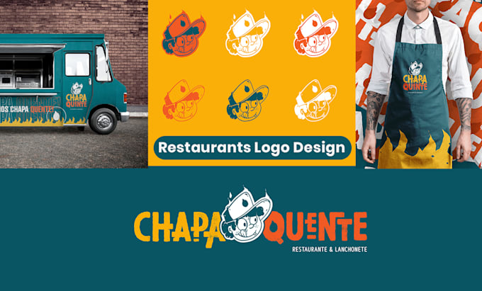 design cafe and restaurant logo