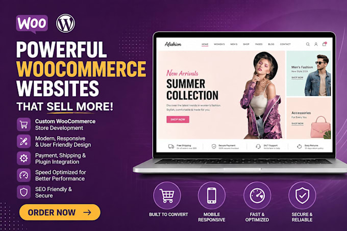develop wordpress ecommerce website