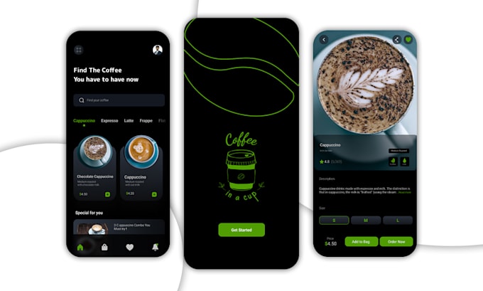 design creative mobile app UI UX