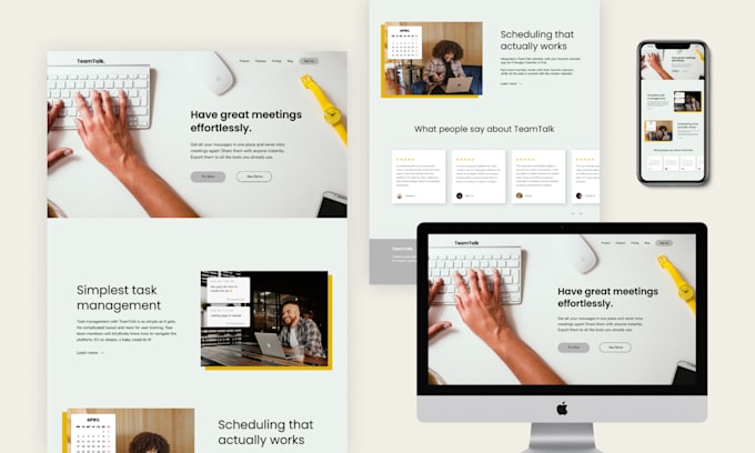 Design a high converting responsive landing page in figma by Sasha ...