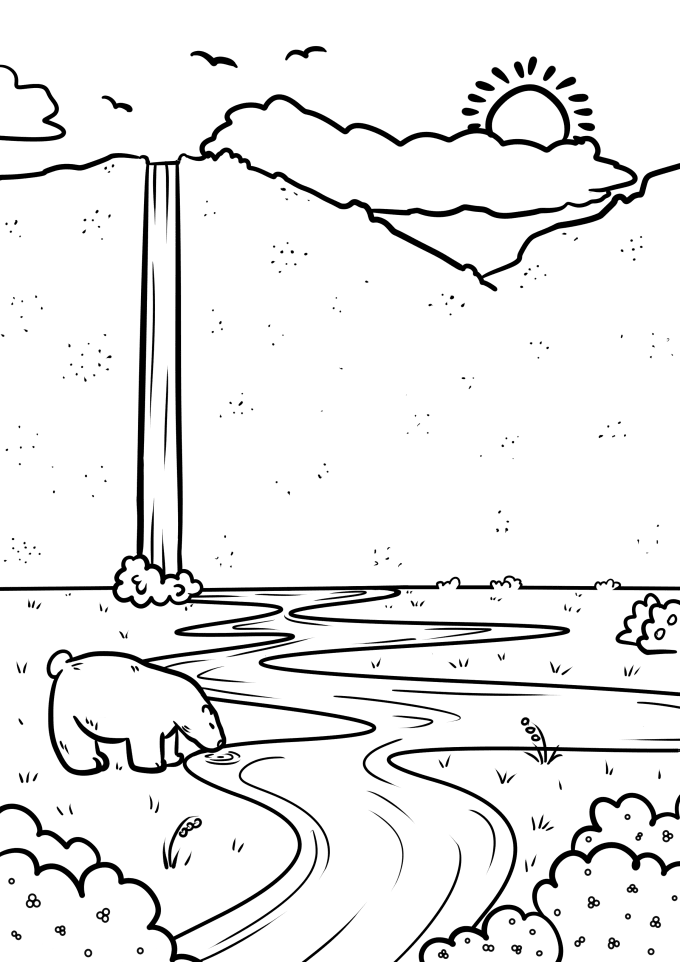 Draw colouring book pages for kids by Emseds Fiverr