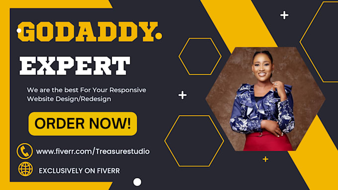 Design a professional godaddy design website design godaddy redesign by ...