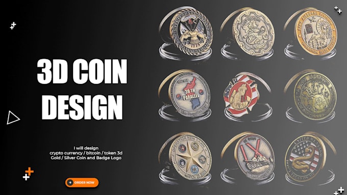 Do a cryptocurrency, token, challenge coin, and coin design by ...