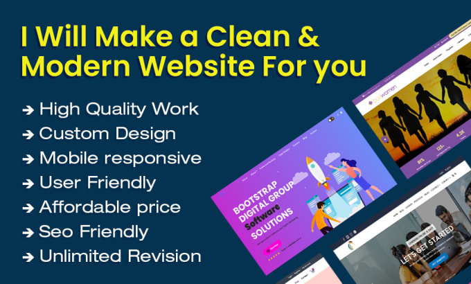 Make a responsive wordpress website with html, css and bootstrap by ...