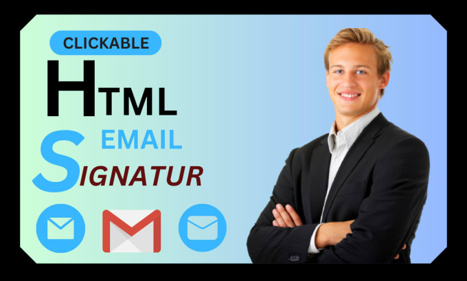 Create html email signature for outlook gmail and many more by roscolee03 fiverr
