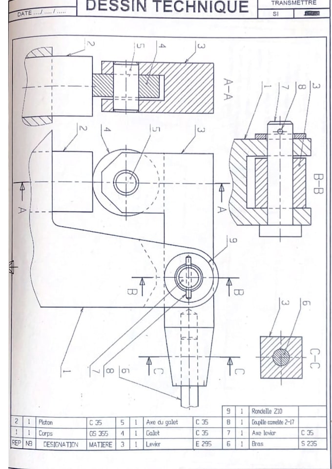 A professional technical drawing by Mido_majgou Fiverr