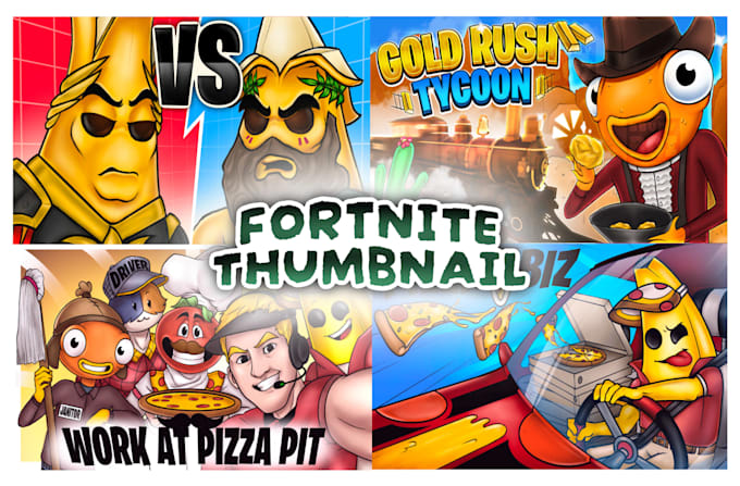 draw fortnite uefn thumbnails