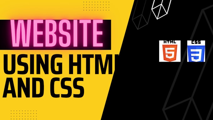 Design and develop a website with html and css by Akshayurs33 | Fiverr image.
