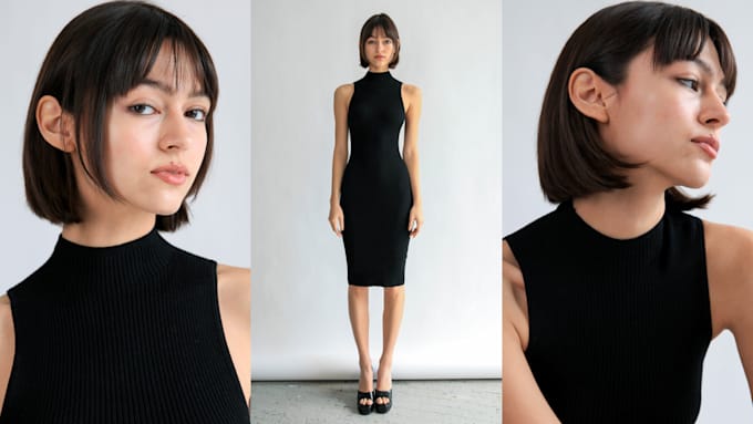 shoot fashion model digitals in studio