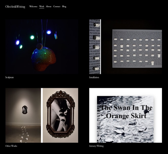 Create, design, organize, catalog, translate, and research fine art or