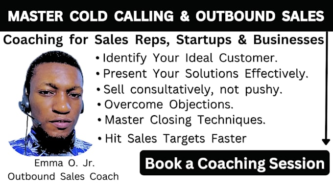 be your outbound sales trainer, coach, and mentor