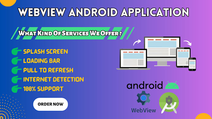 convert any website to android app webview