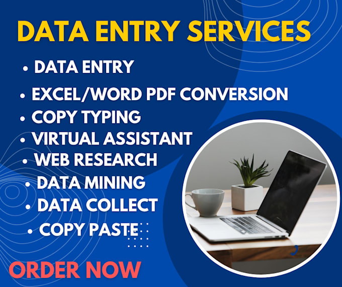 Do data entry typing work job, copy paste, excel data entry and pdf to ...