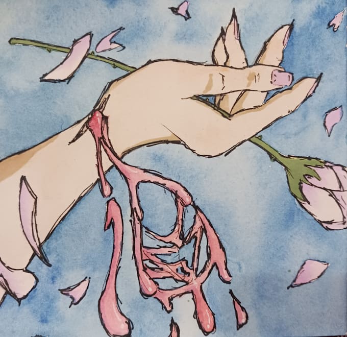 do traditional art commission for you