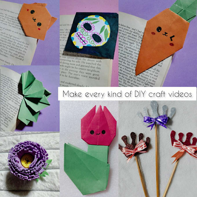 do DIY art and crafts video