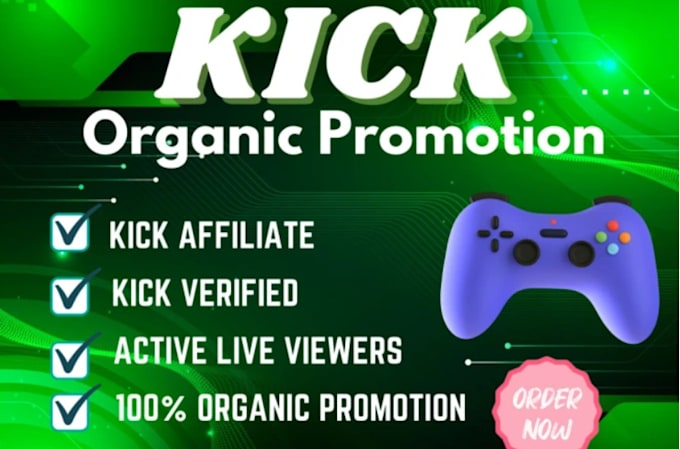 Do kick promotion, kick channel promotion, kick affiliate by Zanadex