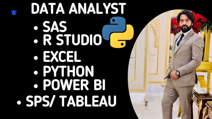 help you in sas, rstudio, excel, python, tableaue, powerbi, spss