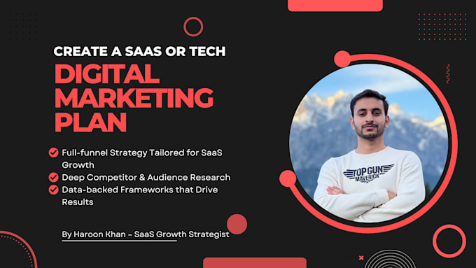 create a digital marketing strategy for saas startup business