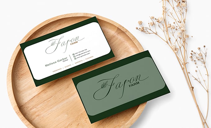 design 2 various business card design within 2 hours