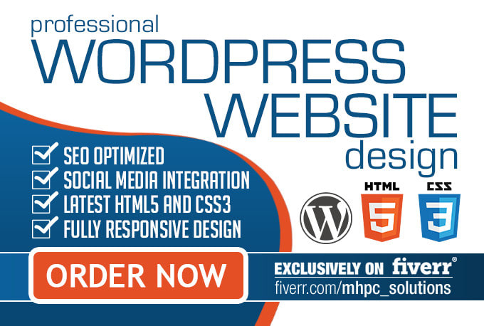 design and develop a professional wordpress site