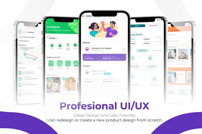 Provide ui ux design services by Clarissavlee_ | Fiverr