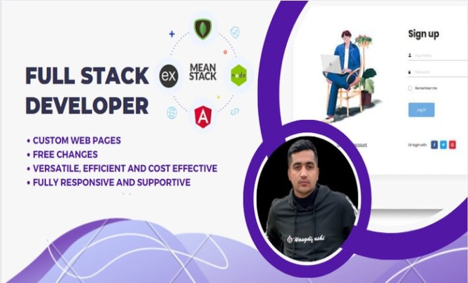 Develop a full stack web app using angular and node js by Xybernate_at ...