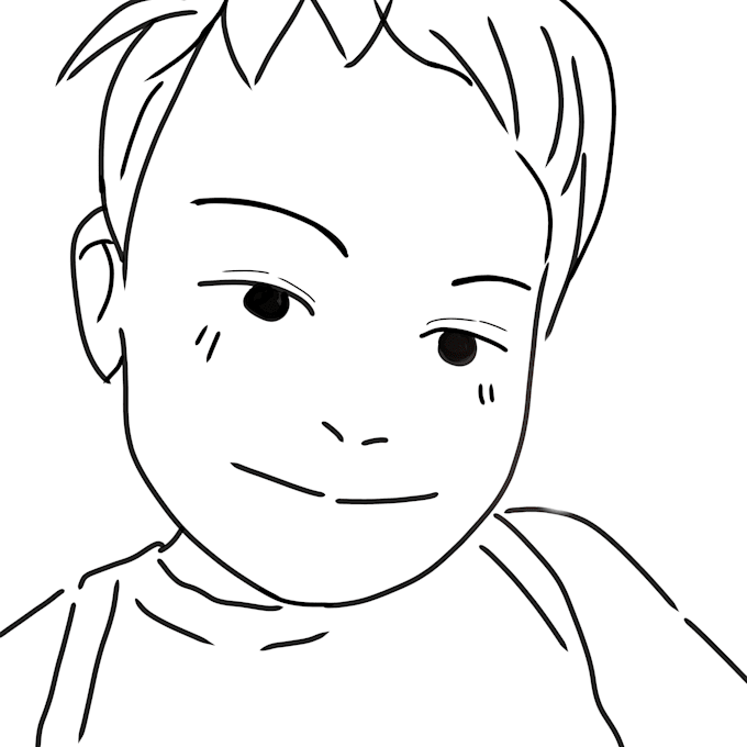 draw line art illustration