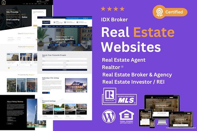 design SEO friendly real estate website in wordpress