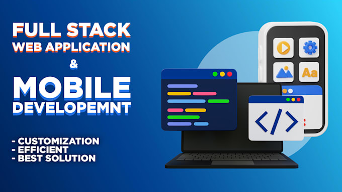 develop complete custom software, web, and mobile apps