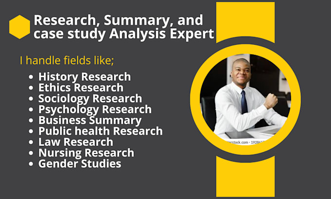 do research writing, book summaries, case study, policy briefs