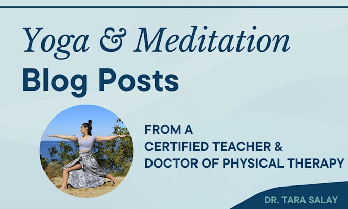 write yoga and meditation articles or blog posts