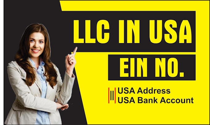 create llc in USA with ein and bank account