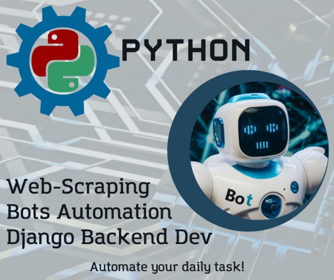 Build a custom python script to automate your workflow by Fashan7 | Fiverr