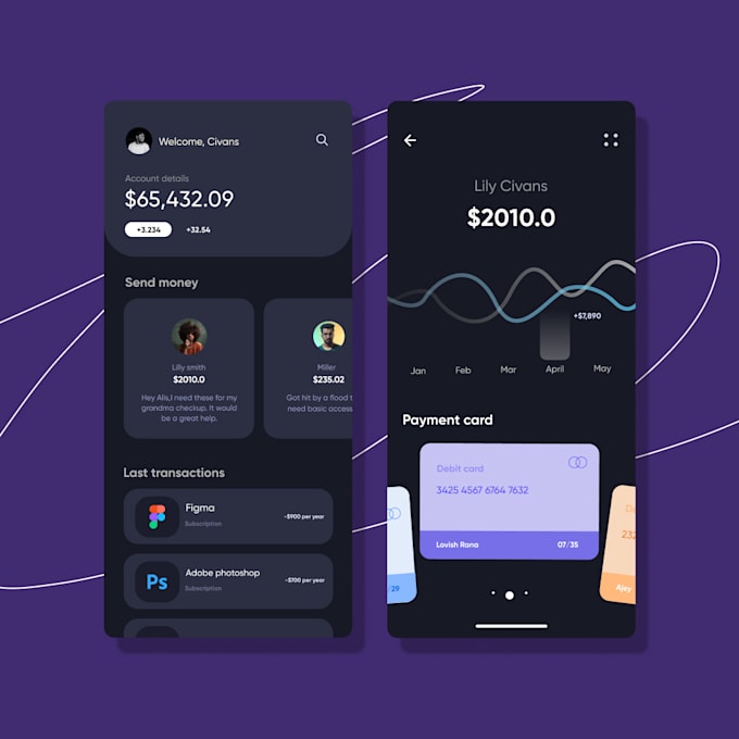 Make beautiful ui for your project by Lovish_rana | Fiverr