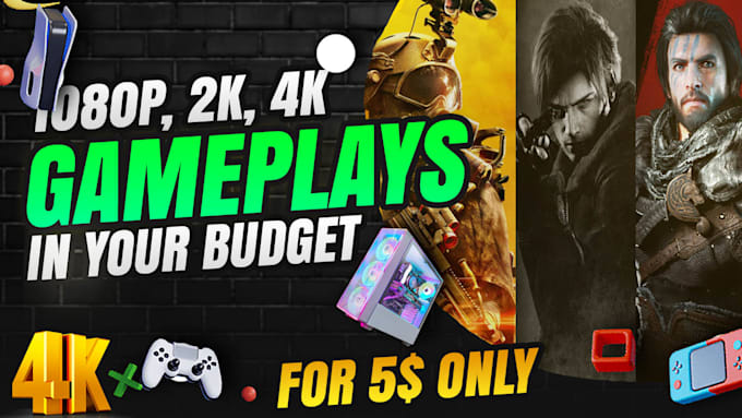 record 4k rtx gameplay footage monetizable any platform