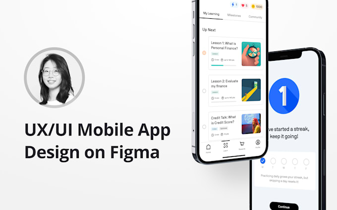 Create ux ui designs for your mobile app using figma by Chae_kwon | Fiverr