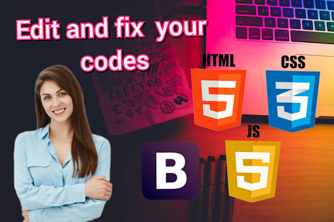 Fix html ,css or bootstrap codes issues and bugs by Aqbale_umar | Fiverr