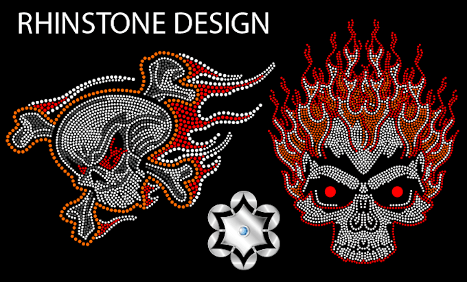 awesome rhinestone design for you