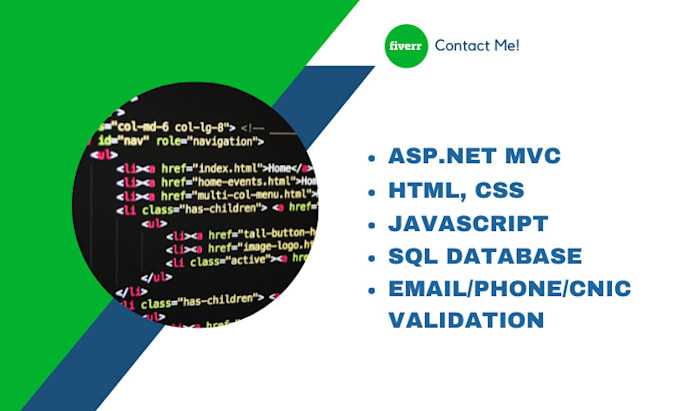 fix asp net mvc HTML CSS javascript database issues