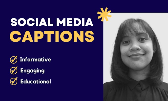 Passionately write your social media captions by Projecthour | Fiverr