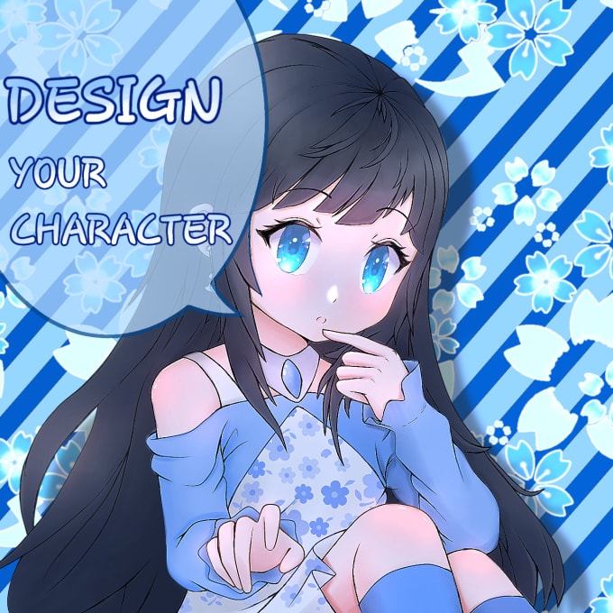 draw or design your oc or fanart anime