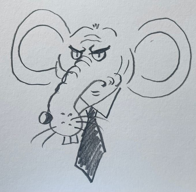 Draw you an angry rat by Ratforyou | Fiverr