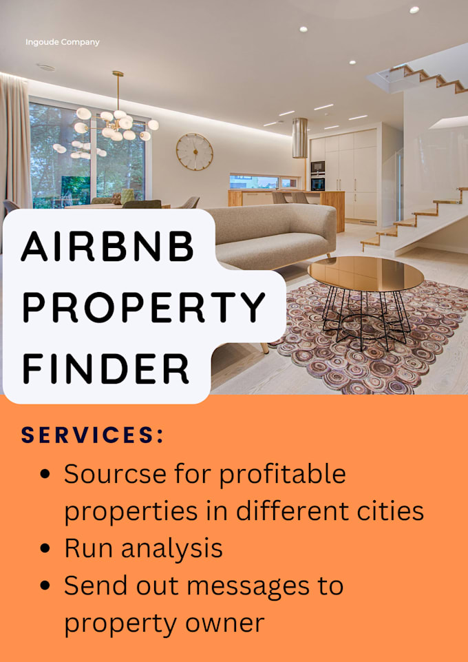 Find properties for airbnb str by Vivia22 Fiverr