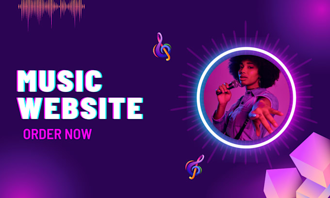make music band, podcast website in wordpress