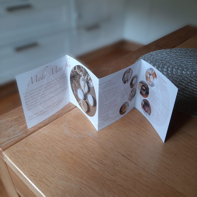 artistically design a unique pamphlet, flyer or brochure
