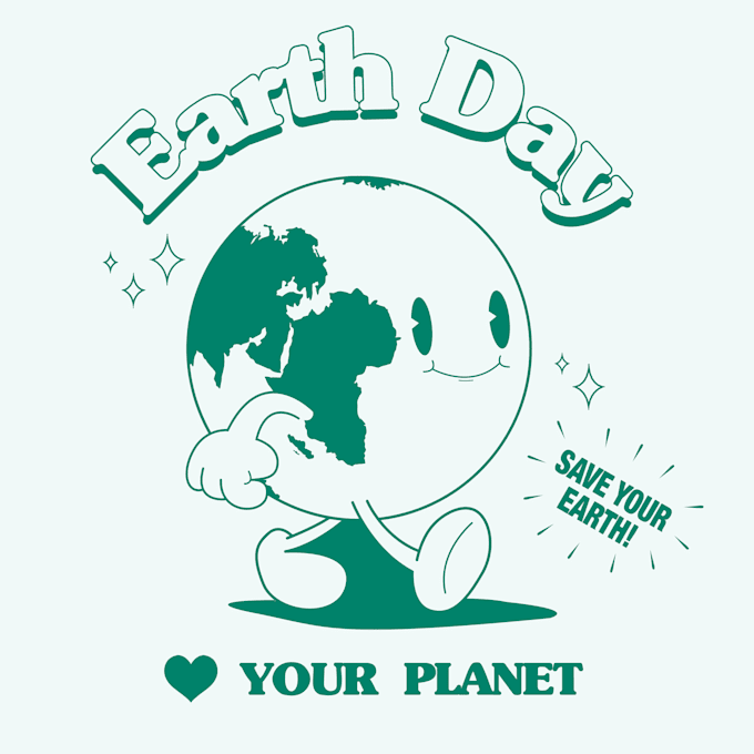 create a retro vintage cartoon design