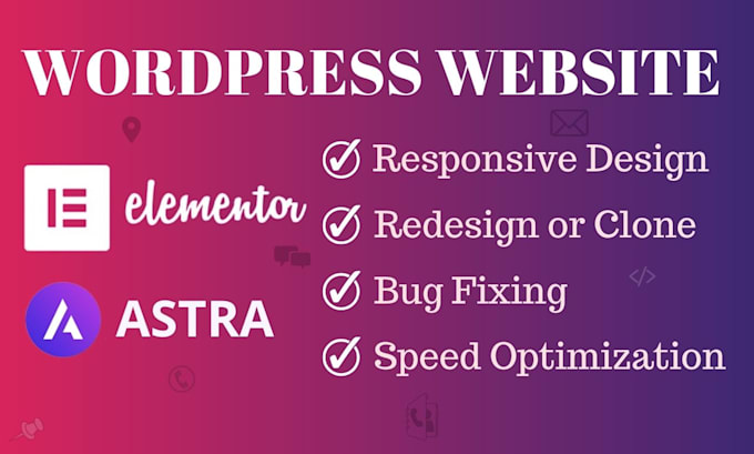 Create responsive wordpress website with elementor pro by Snigdha251 ...