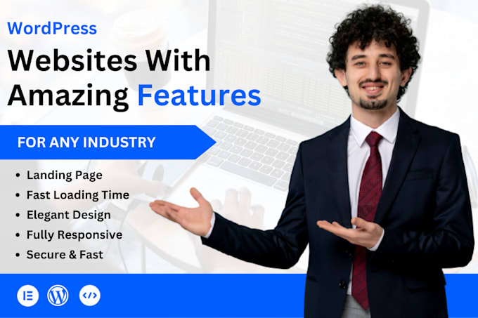 create an attractive wordpress website with amazing features
