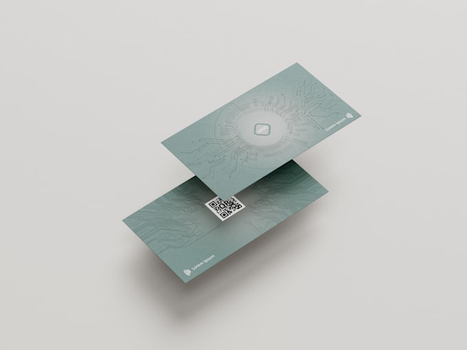 design nfc card stylish and minimalistic