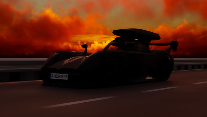 make a custom looped car animation for you